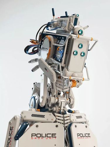 50张人工智能机器人超高清图片,3d渲染,科幻海报